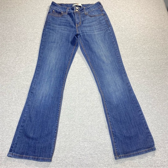 Levi's Denim - LEVIS 526 Jeans Womens 2 Blue Slender Boot Cut Flap Pocket Stretch Casual Denim